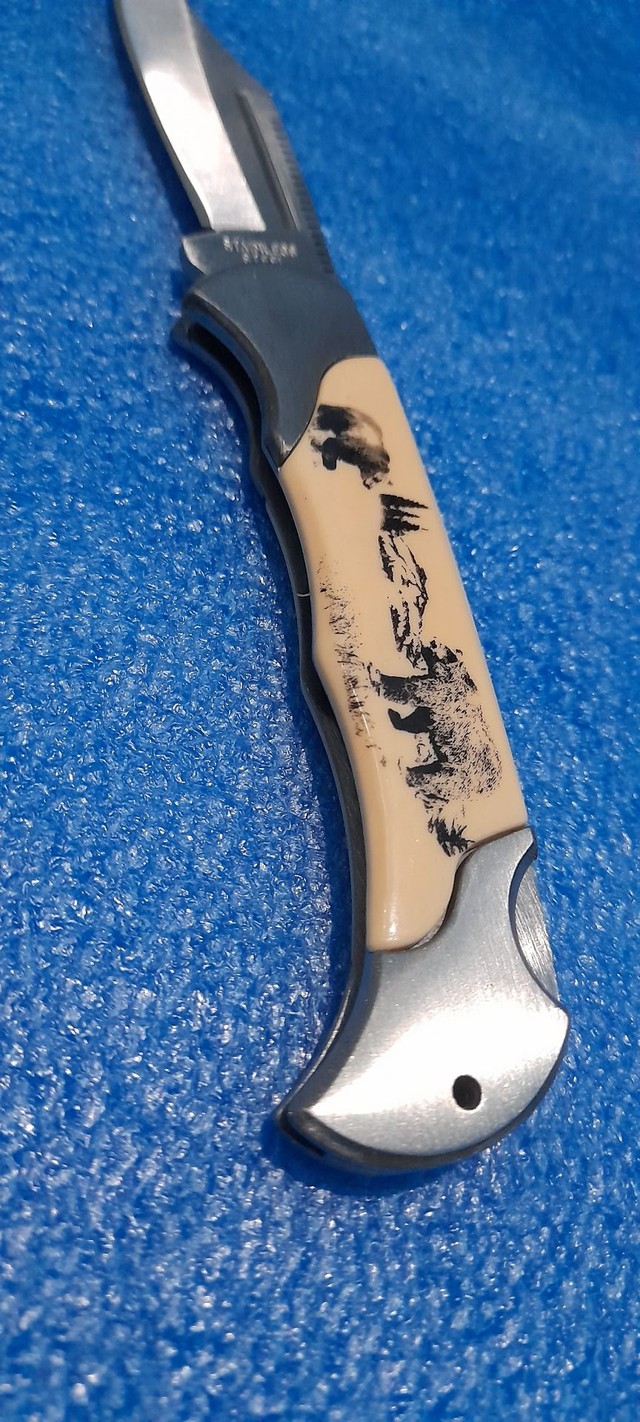 Canivete Esportivo Campeiro ExcaliburKnives Urso Anos 80 - Foto 5