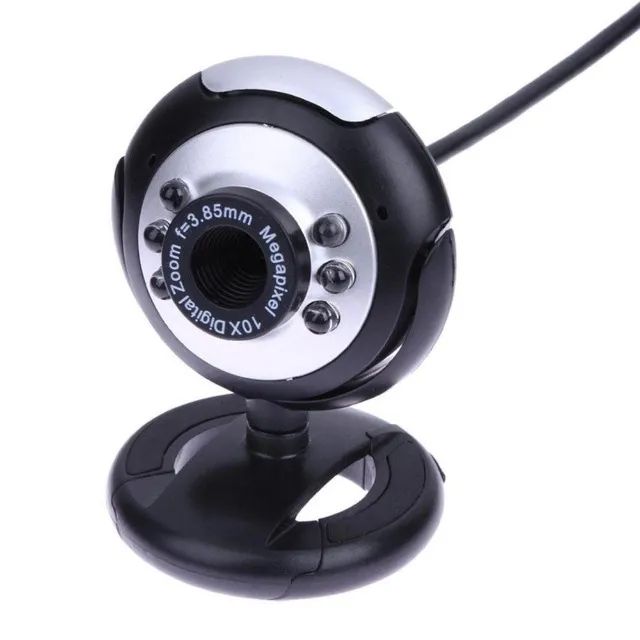 Webcam Câmera Hd 720p 6 Leds Microfone Visão Noturna Ley-53 - Foto 3