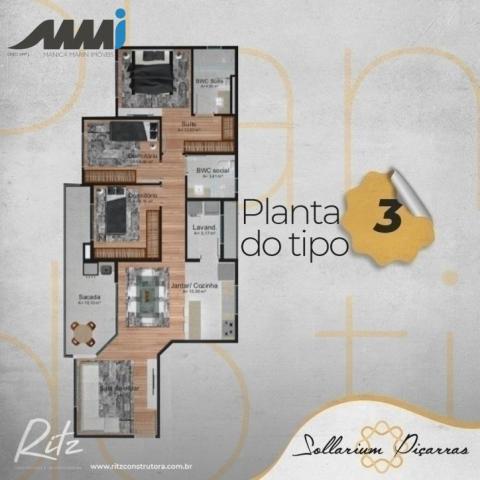 Sollarium piçarras apartamento com 3 quartos sendo 1 suite com 91m - Foto 16