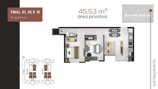 F-AP1135 Apartamento com 2 dormitórios à venda, 45 m² por R$ 146.900-Weissópolis - Pinhais - Foto 5