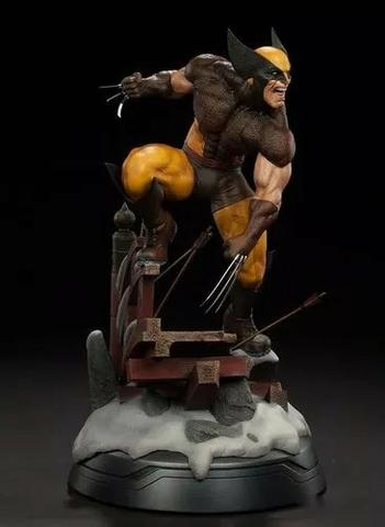 Boneco Wolverine Brown Costume Premium Logan X-men - Foto 5