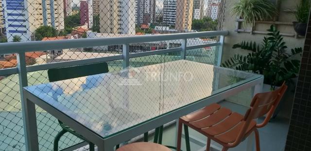 (EXR) Bairro Papicu | 78m² - 3 quartos (2 suítes) - 2 vagas - Varanda verde