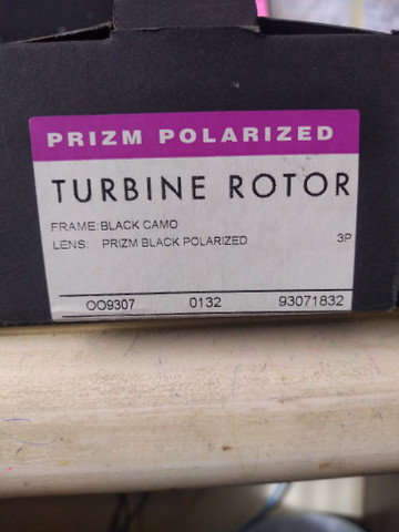 Óculos Oakley turbine rotor Black Camo Prizm - Foto 6