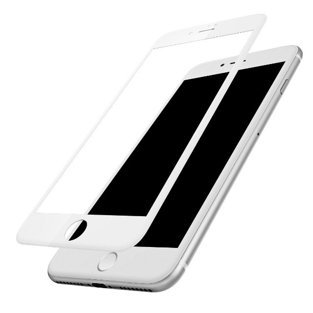 Película 3D de Vidro iPhone 7/8 e Plus Preto ou Branco - Foto 2