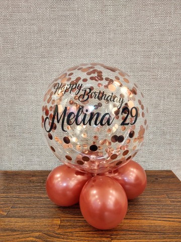 Balão Bubble Personalizado R20