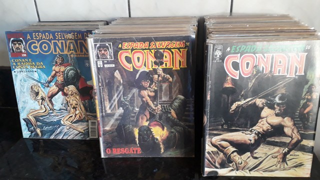 Gibi - A Espada Selvagem de Conan - 145 volumes - Ed.Abril