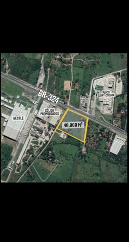 Área Comercial 40.000 m² na BR-324 ao lado da Nestlé