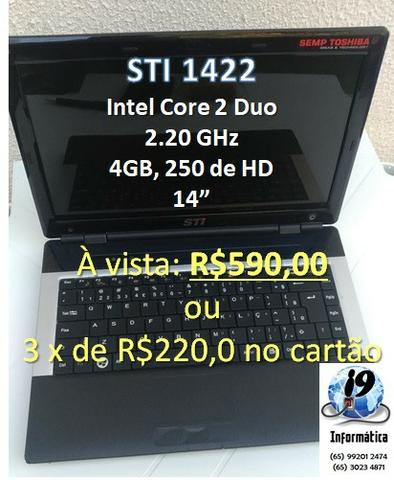 Notebook Intel Core 2 Duo, 2.20GHz, 4GB - STI