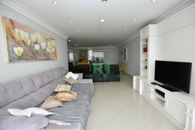 Apartamento com 4 dormitórios à venda, 190 m² - Praia das Pitangueiras - Guarujá/SP - Foto 3
