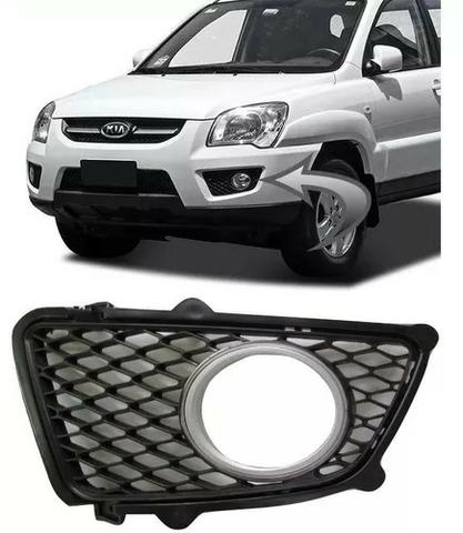 Grade Moldura c/Furo Farol Milha Sportage 2009 2010 Esquerdo