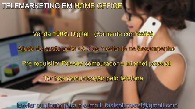 Telemarketing em Home Office