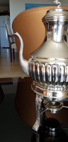 Samovar novo trabalhado em prata - Foto 6