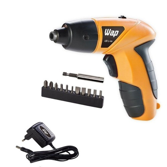 Parafusadeira Sem Fio Wap Bp 4.8v Li-ion Com 11 Bits - (Novo/Loja)