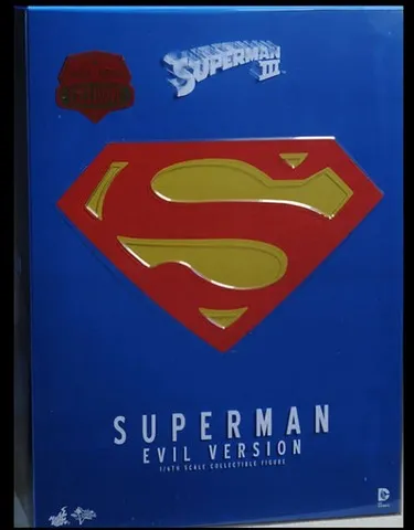 Hot toys Superman Evil version filme Superman 3 Clark Kent Kal El super homem batman