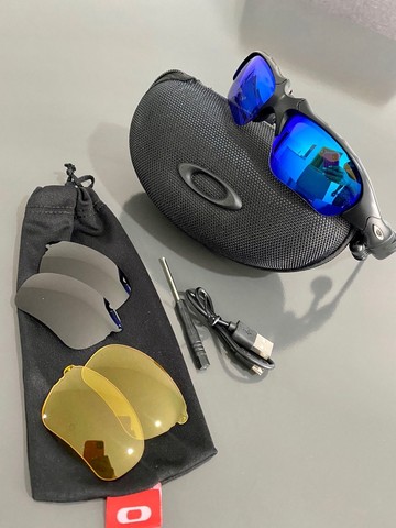 Óculos Oakley THUMP com fone bluetooth + 2 lentes  - Foto 2