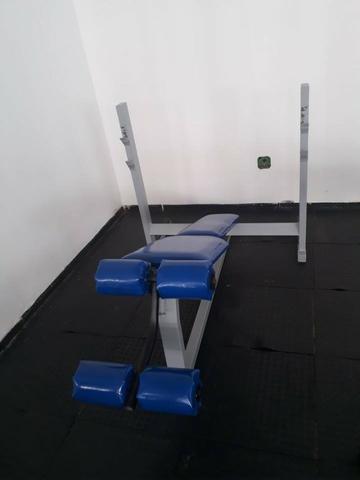Supino - Reto, Inclinado, Declinado - Semi novo - Foto 3