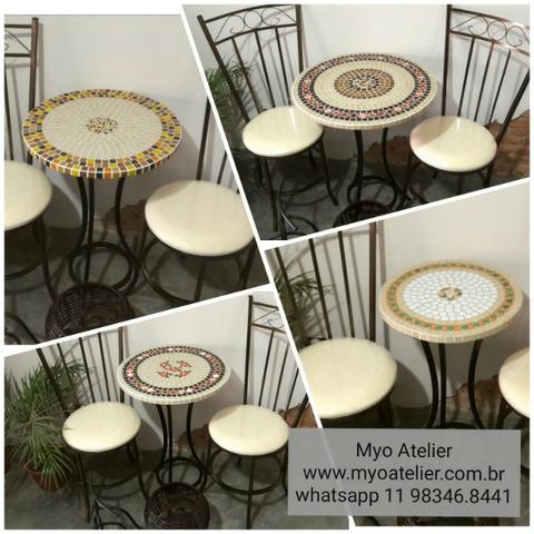 Conjunto de Mesa varanja mosaico