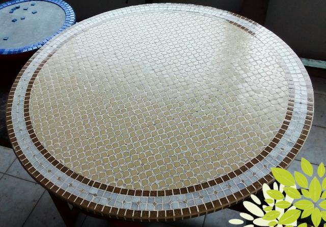 Mesa Mosaico, conjuntos, mesa aluminio, mesa ferro, mosaico - Foto 5