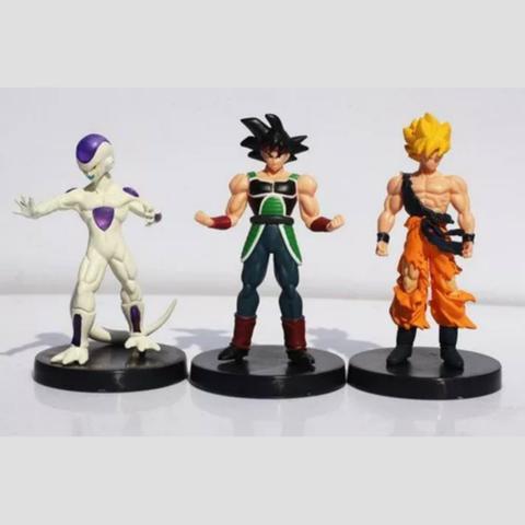 6 Boneco Dragão Ball Z Goku Frieza Vegeta Kuririn Burdock 18 - Foto 2