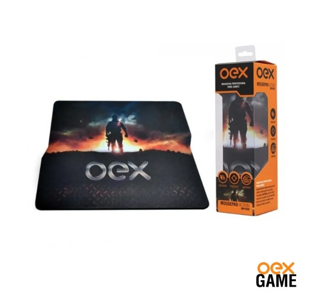 Mouse Pad Gamer Grande Profissional Oex-mp300 em Fortaleza