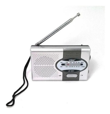 Rádio Bolso Portátil Am Fm Lelong Le-651