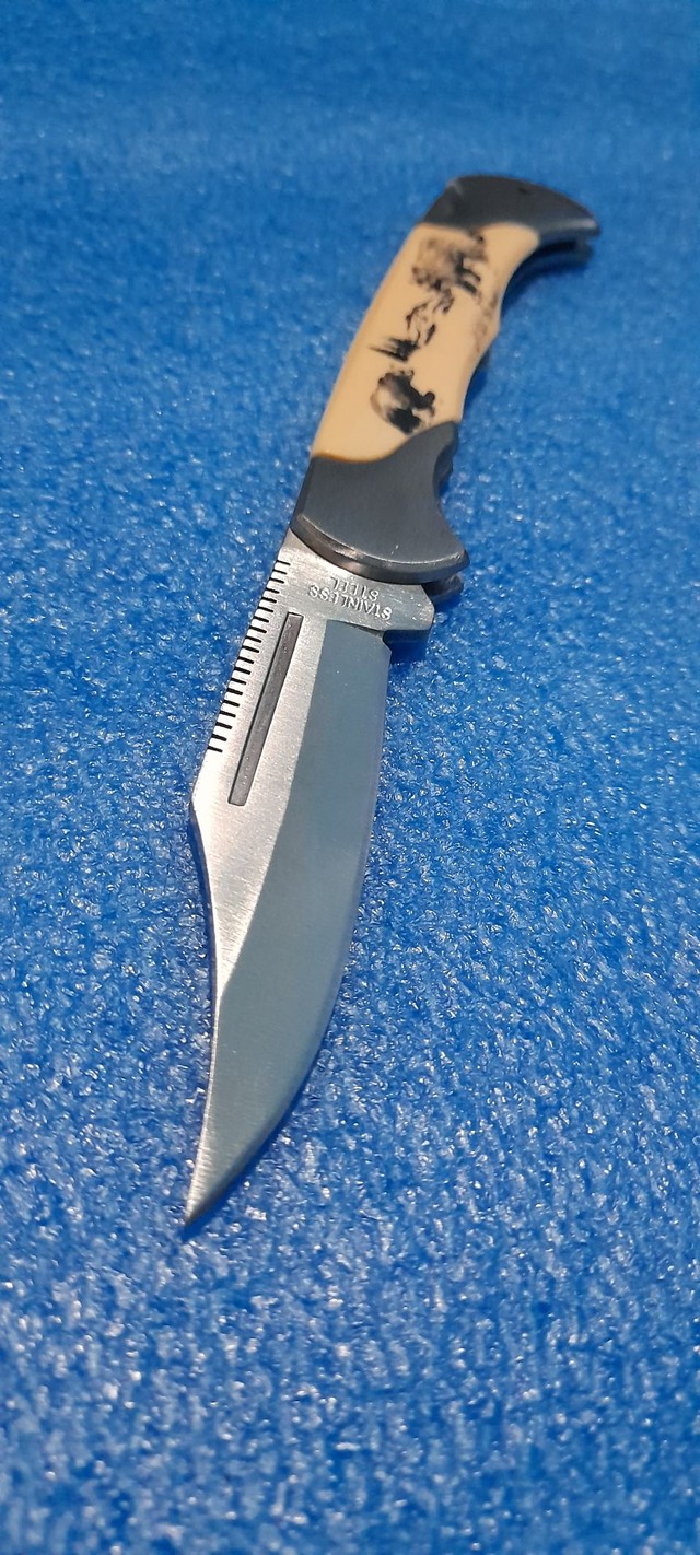 Canivete Esportivo Campeiro ExcaliburKnives Urso Anos 80 - Foto 4