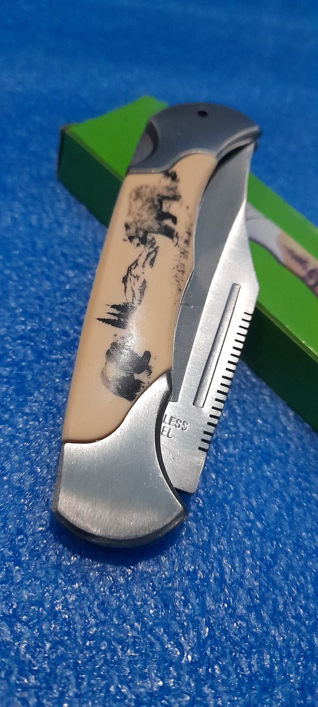 Canivete Esportivo Campeiro ExcaliburKnives Urso Anos 80 - Foto 2