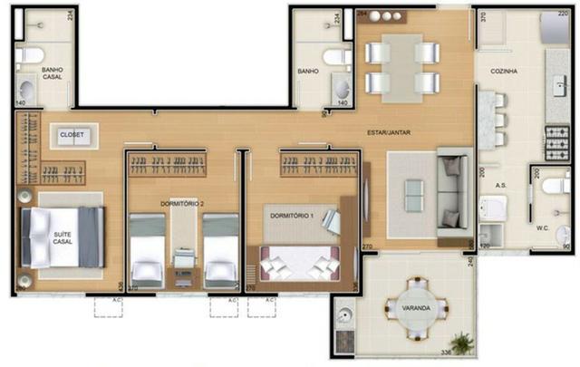 Apartamento Novo Condomínio Reserva Verde - Foto 9