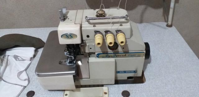 Máquina reta R$700 e overloq 1500 industriais - Foto 4