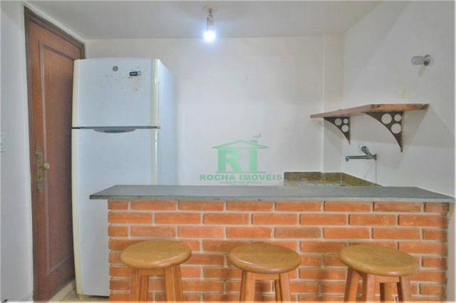 Cobertura na praia, confortável, 3 dormitórios sendo 1 suíte, 2 vagas, pitangueiras, guaru - Foto 16