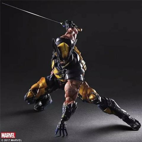 Boneco Action Figure Wolverine Logan Play Art Xmen No Brasil - Foto 6