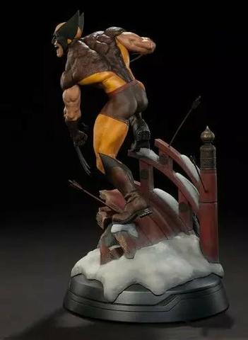 Boneco Wolverine Brown Costume Premium Logan X-men - Foto 4