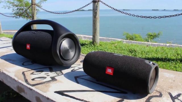 Caixa De Som Bluetoth Bluetooth Jbl Bombox 30w À Prova De Respingos Pen Drive Cartão SD - Foto 6