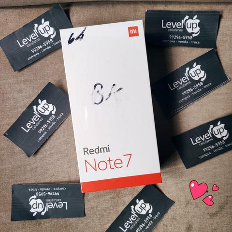Redmi note 7 maravilhoso! muito barato. novo lacrado Entrega