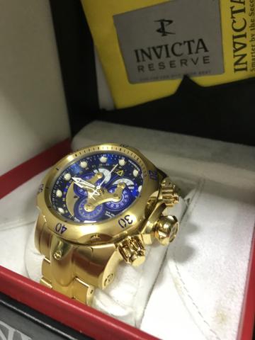 Invicta venom Reserve 14463 Calender Banh ouro 18 K Original