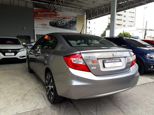 Honda 2016 Civic 2.0 lxr Automatico completo multimídia cinza único dono confira - Foto 5