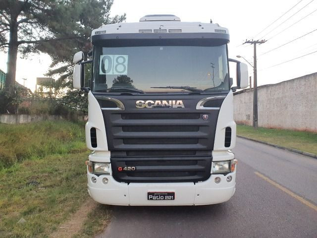 Scania G 420 ano 2008 Trucado com ar cond E Retarder Rodas de Alumínio - Foto 7