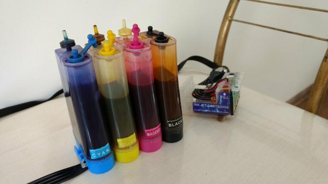 Kit bulk ink com tinta