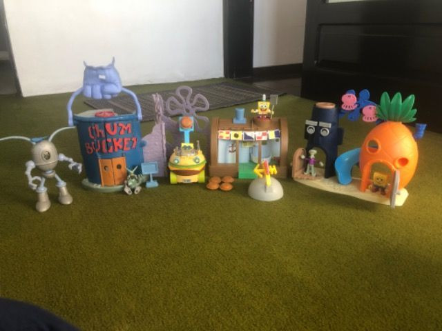 Kit bob esponja imaginext