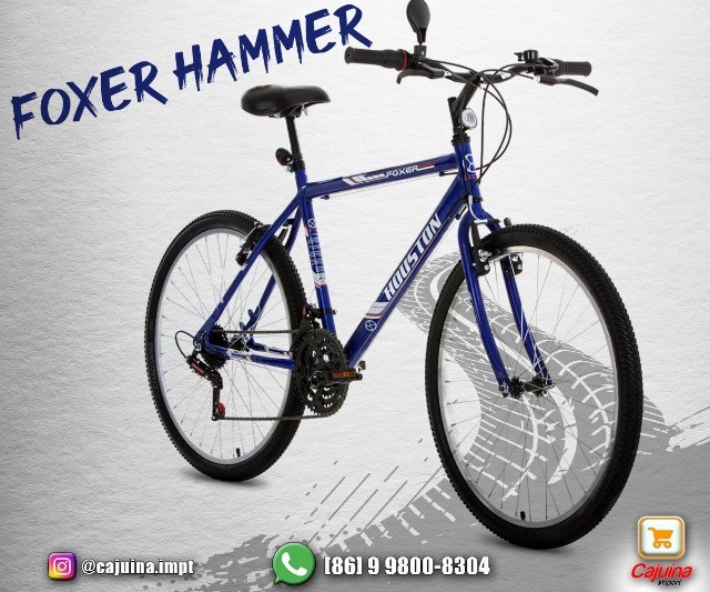 Bicicleta Aro 26 21 Velocidades Foxer Hammer Houston M28d07sd22