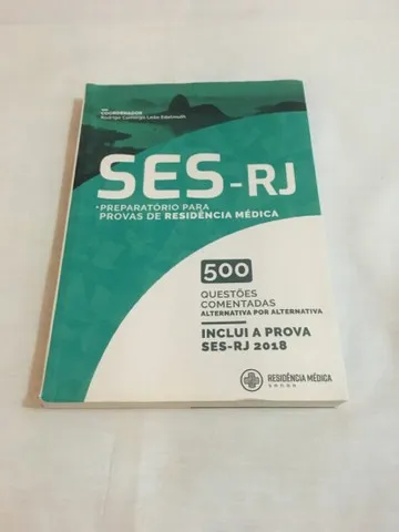 Livro Preparatório Residência Médica Ses-Rj 2018 Usado bom estado conforme fotos