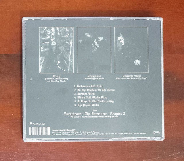 CD Darthrone A Blaze In The Northern Sky 1992 - Foto 2