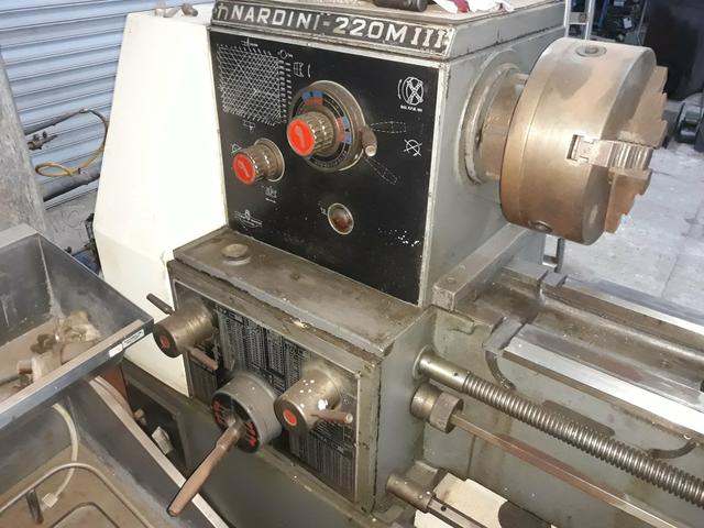 Torno mecânico 400mm x 1500 nardini chama no zap * - Foto 4