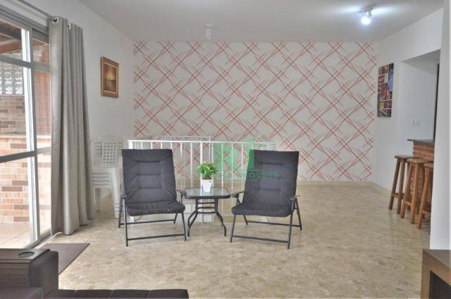 Cobertura na praia, confortável, 3 dormitórios sendo 1 suíte, 2 vagas, pitangueiras, guaru - Foto 20