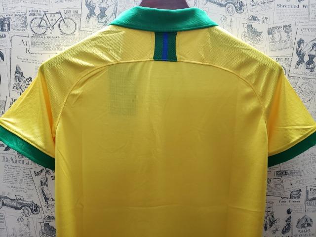 Camisa Seleção Brasileira Amarela Home 2019 - Foto 2