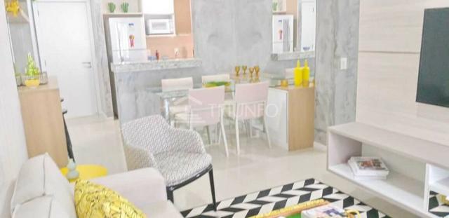 (EXR) Bairro Papicu | 78m² - 3 quartos (2 suítes) - 2 vagas - Varanda verde - Foto 3