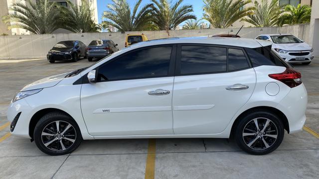 Yaris XLS 19/19 Branco pérola mais que completo - Foto 3