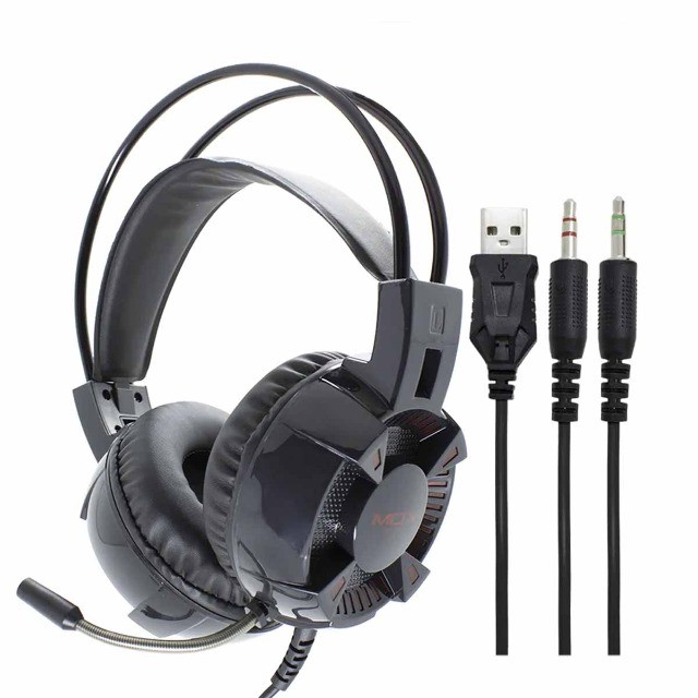 Fone de Ouvido Gamer Headset Usb P2 Luz Led MO-HP50 - Foto 2