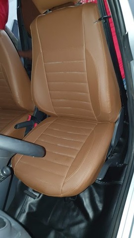 capas de banco em sintetico marron para gol voyage - Foto 10
