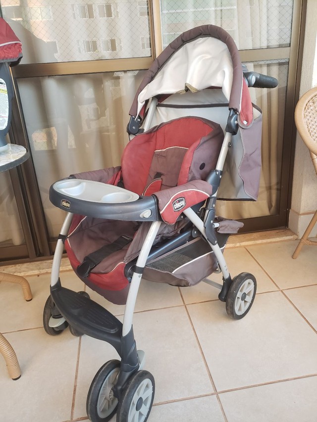 chicco keyfit 30 stroller red